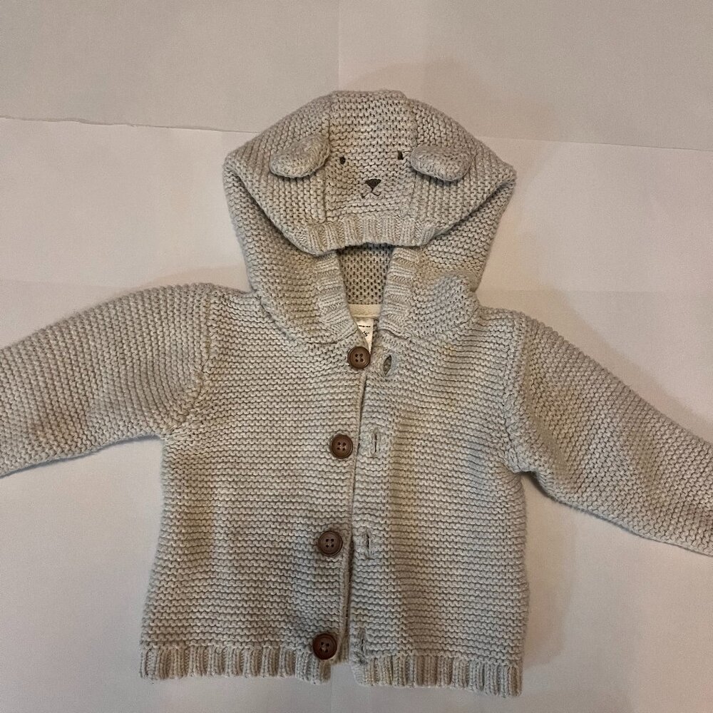 Carter’s Bear Cardigan for baby Sz 9 mon